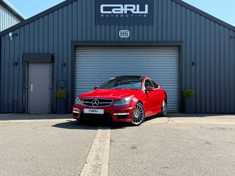 Red Used 2012 Mercedes C63 AMG Edition Coupe | £25,999 - Image 1/4