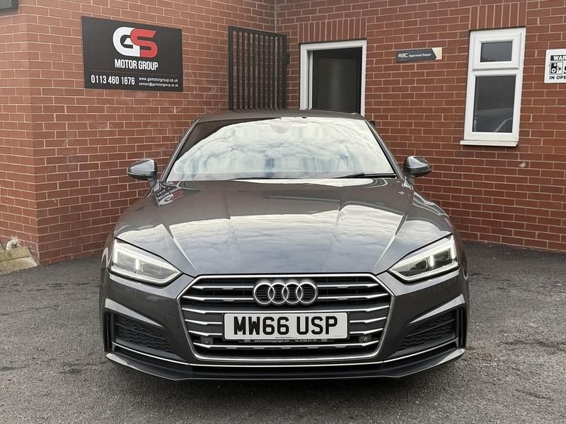 Used Audi A5 S-Line 190 HP (139 kW) 2017 Grey Coupe