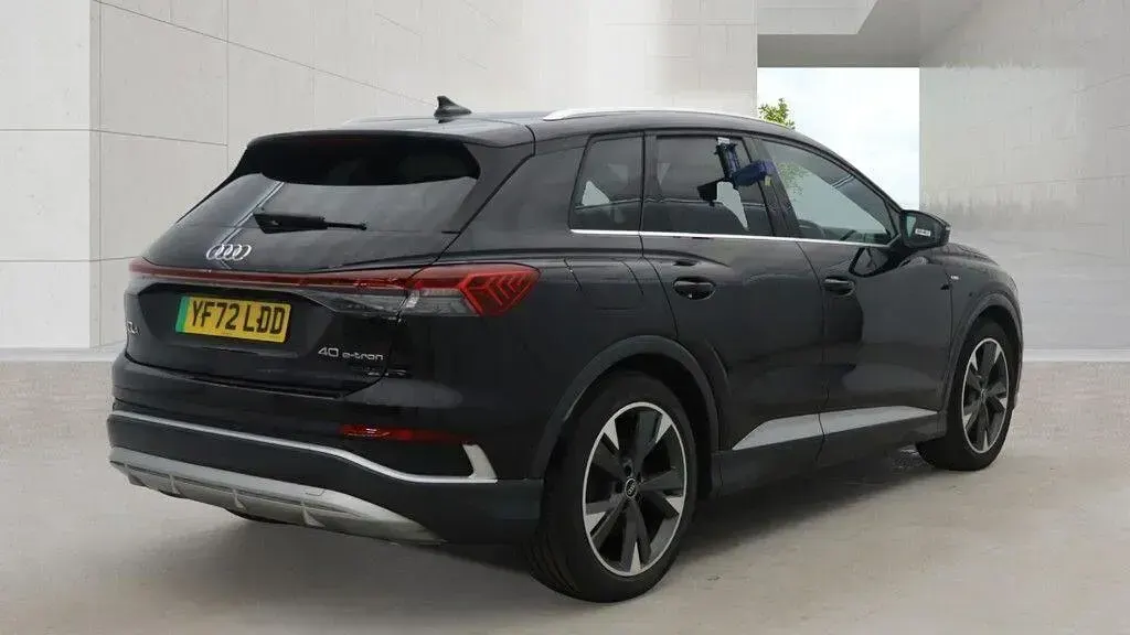 Used Audi Q4 e-tron S-Line 150 kW (204 HP) 2022 Black SUV