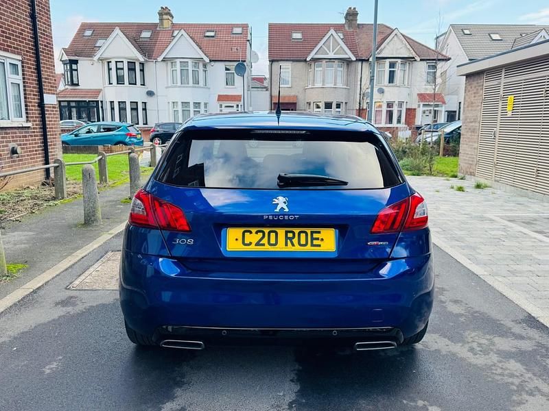 Used Peugeot 308 GT-line 2016 Blue Hatchback