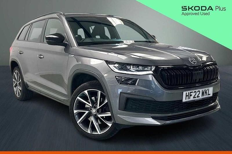 Used Skoda Kodiaq SportLine 110 HP (80 kW) 2022 Graphite grey metallic SUV