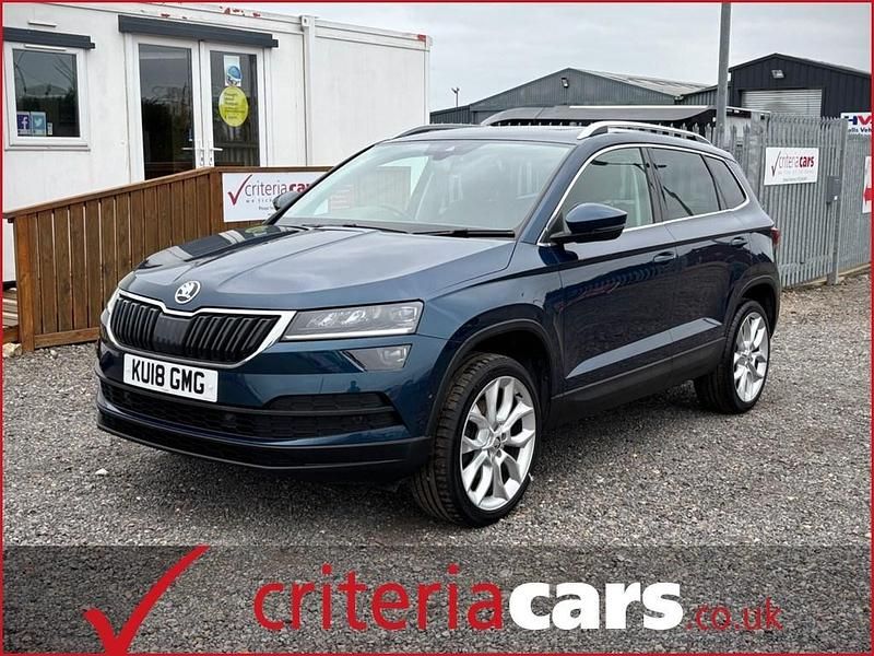 Blue Used 2018 Skoda Karoq SUV | £10,999 (A bit pricey) - Image 1/3