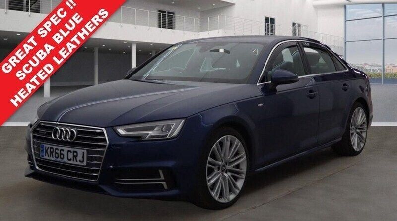 Blue Used 2016 Audi A4 S-Line Sedan | £14,750 (Fair price) - Image 1/4