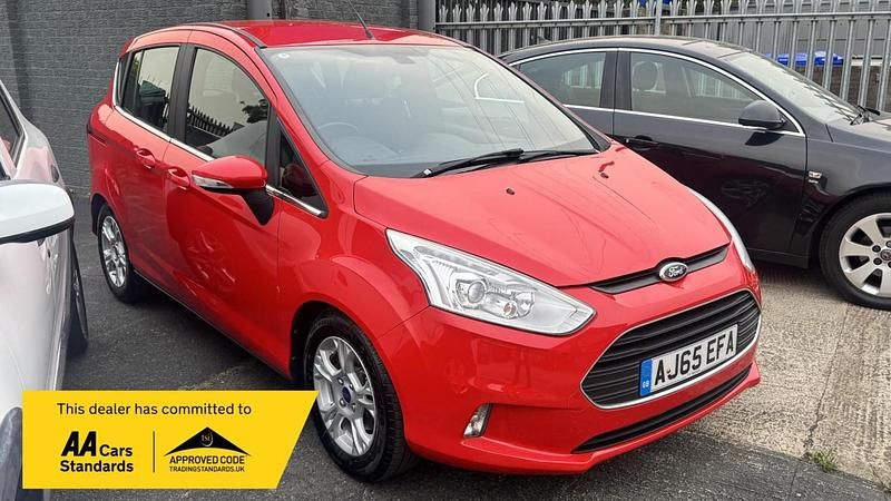 Red Used 2016 Ford B-MAX Zetec MPV | £4,990 (Good price) - Image 1/4