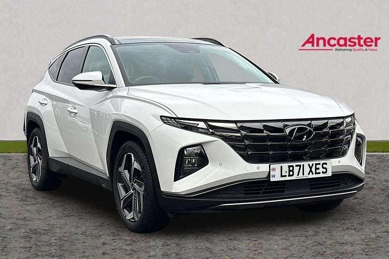 White Used 2021 Hyundai Tucson Ultimate SUV | £19,599 (Expensive) - Image 1/4