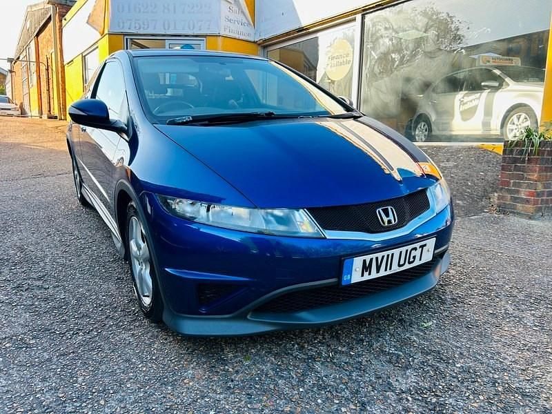 Begagnad Honda Civic Type S 98 HK (72 kW) 2011 Blå Halvkombi