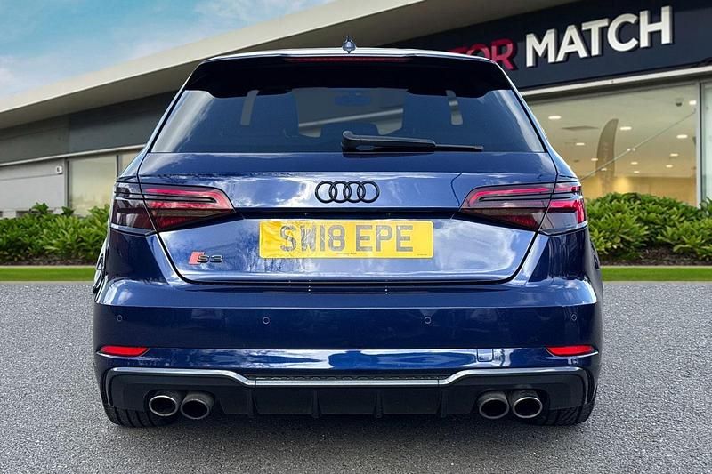 Used Audi S3 Sportback Black Edition 2018 Blue Hatchback