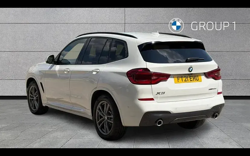 Used BMW X3 M Sport 190 HP (139 kW) 2021 White SUV