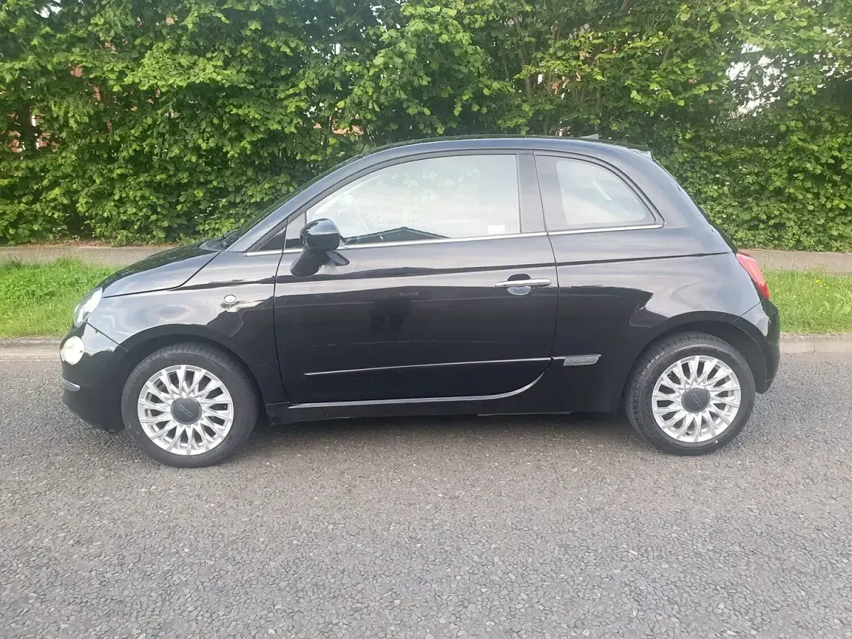 Used Fiat 500 Lounge 69 HP (50 kW) 2016 Black Hatchback