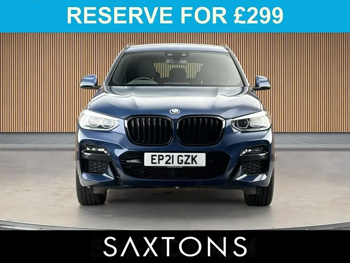 Used BMW X3 M Sport 190 HP (139 kW) 2021 Phytonic blue SUV