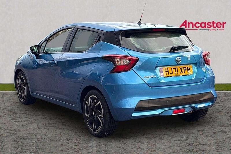 Used Nissan Micra Acenta 91 HP (66 kW) 2021 Blue Hatchback