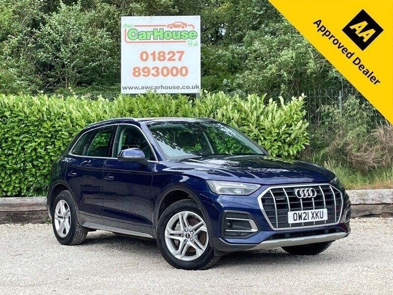 Blue Used 2021 Audi Q5 Sport SUV | £19,999 (Fair price) - Image 1/4