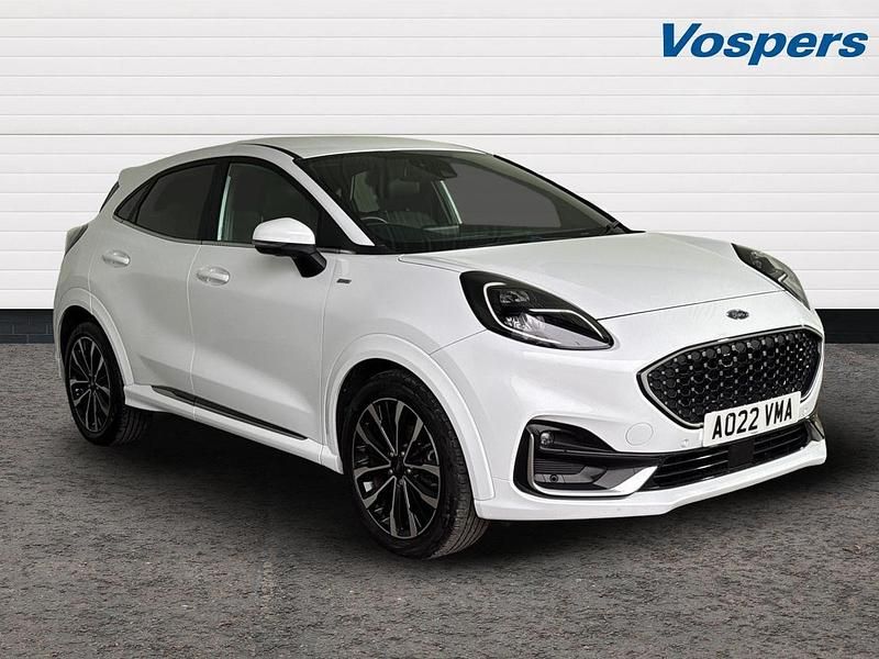 White Used 2022 Ford Puma ST-Line SUV | £16,395 (Fair price) - Image 1/3