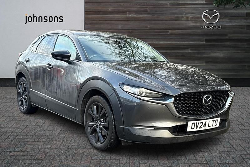 Grey Used 2024 Mazda CX-30 Homura-Line SUV | £21,743 (Fair price) - Image 1/4