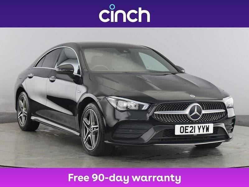 Black Used 2021 Mercedes CLA250e AMG Line Premium Sedan | £20,299 (Fair price) - Image 1/3