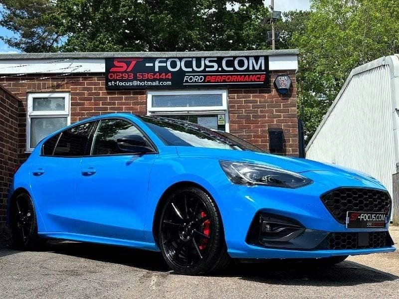 Used Ford Focus ST 280 HP (205 kW) 2021 Blue Hatchback