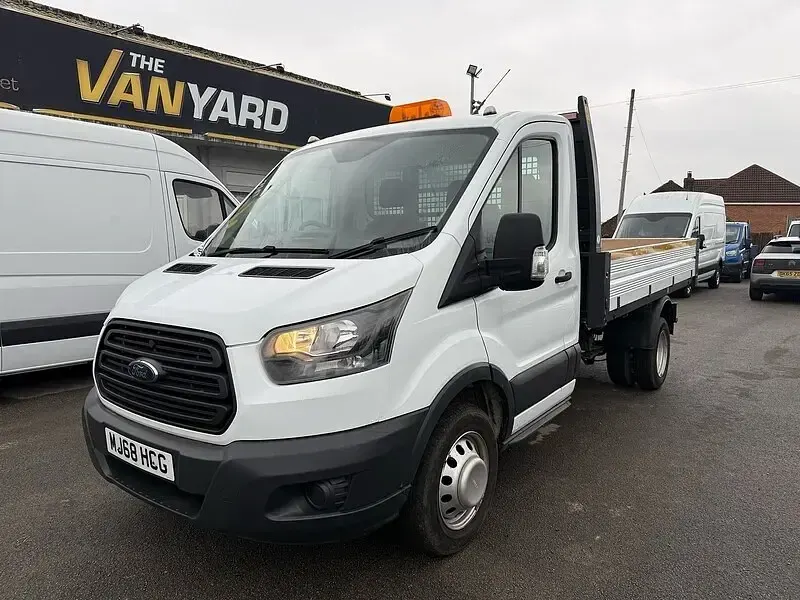 Used Ford Transit 130 HP (95 kW) 2018 White Cabriolet