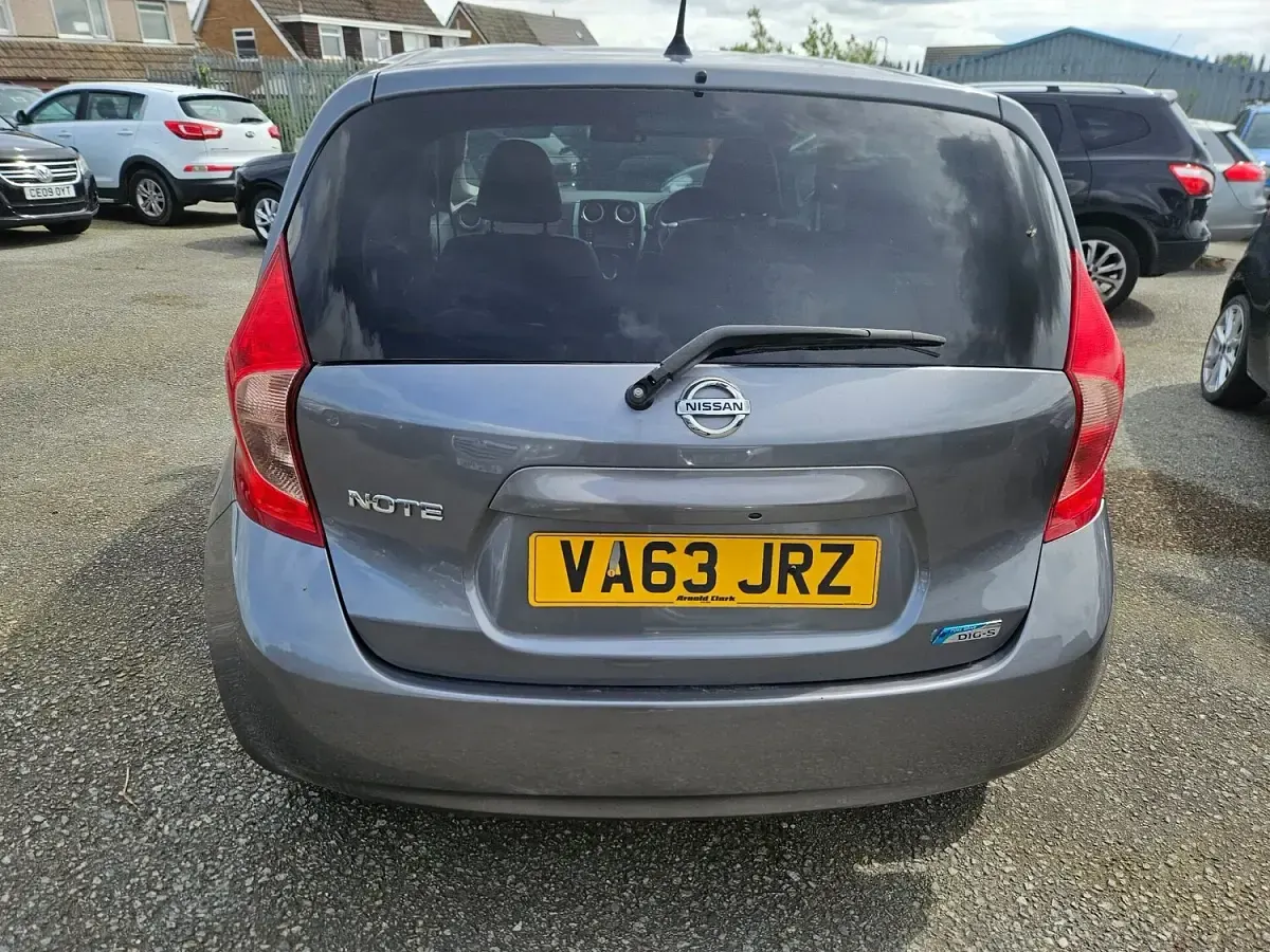 Used Nissan Note S 98 HP (72 kW) 2014 Grey Hatchback