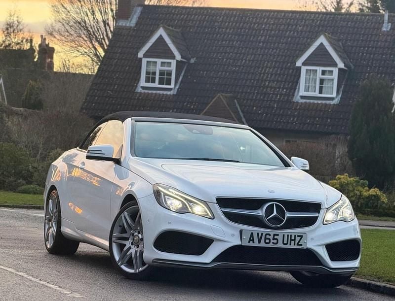 Used Mercedes E350 AMG line 2015 White Cabriolet
