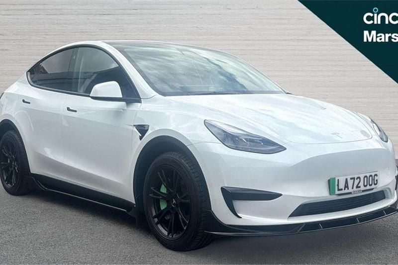 White Used 2022 Tesla Model Y SUV | £22,492 (Fair price) - Image 1/4