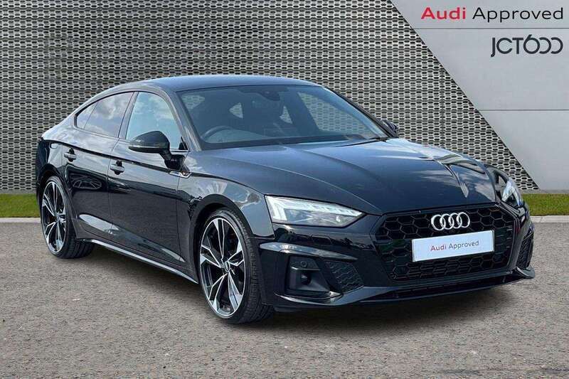 Black Used 2021 Audi A5 Sportback Comfort Hatchback | £29,795 (Expensive) - Image 1/4