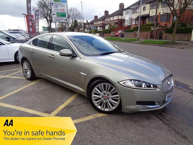 Gold Used 2014 Jaguar XF Portfolio Sedan | £10,866 - Image 1/4