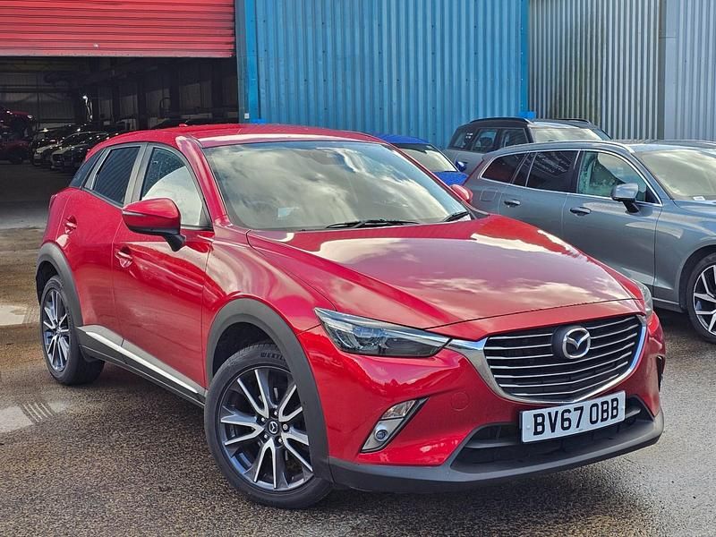 Red Used 2017 Mazda CX-3 Inclusive SUV | £10,495 (Fair price) - Image 1/4