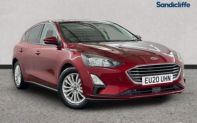 Red Used 2020 Ford Focus Titanium Hatchback | £11,450 (Fair price) - Image 1/4