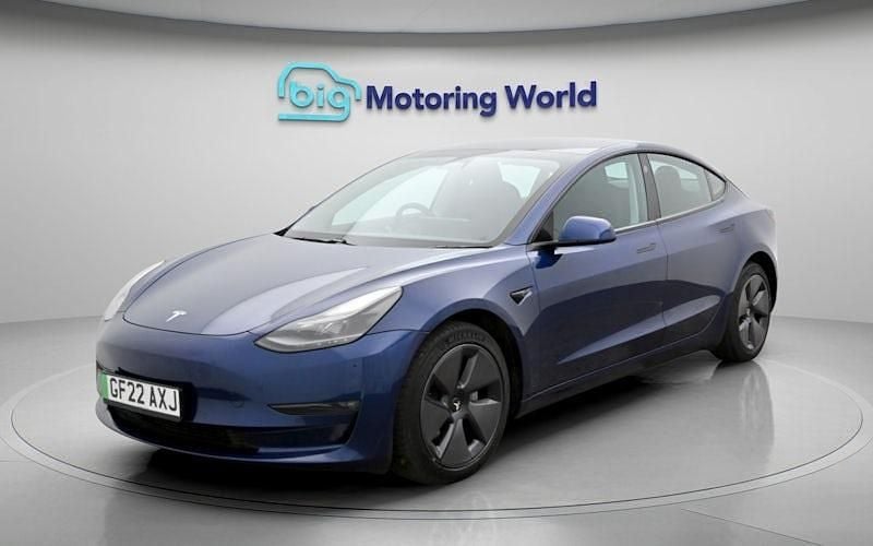 Used Tesla Model 3 Long Range AWD 366 kW (498 HP) 2022 Blue Sedan