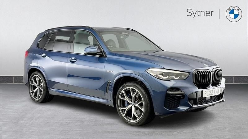 Blue Used 2022 BMW X5 M Sport SUV | £49,000 (A bit pricey) - Image 1/4