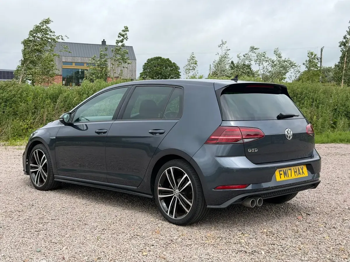 Used VW Golf VII GTD 2017 Blue Hatchback