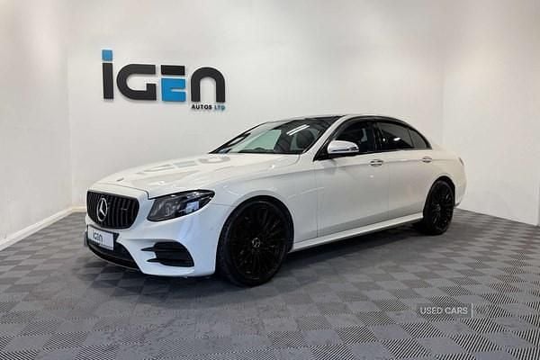 Used Mercedes E220 AMG Line Premium Plus 194 HP (142 kW) 2018 White Sedan