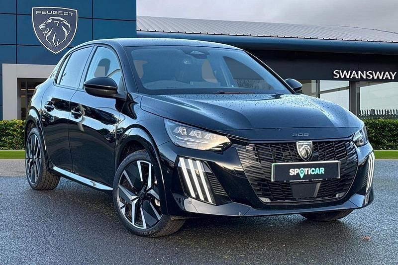 New Peugeot e-208 Premium 113 kW (154 HP) 2025 Black Hatchback