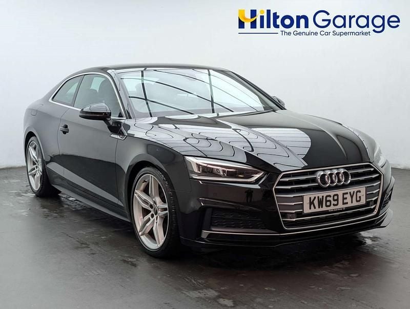 Used Audi A5 S-Line 150 HP (110 kW) 2020 Black Coupe