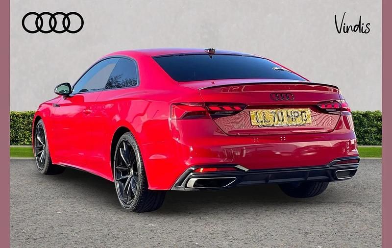 Used Audi A5 S-Line 161 HP (118 kW) 2020 Red Coupe