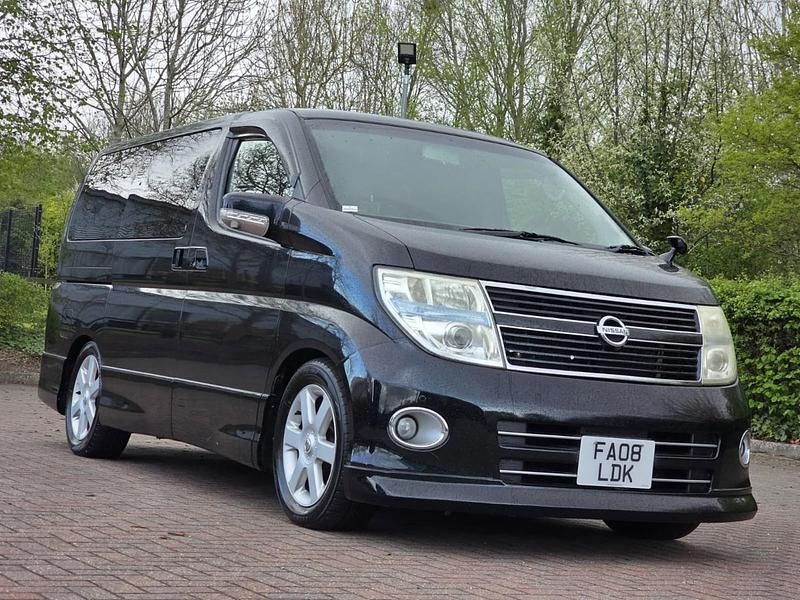 Used Nissan Elgrand 2009 Black MPV