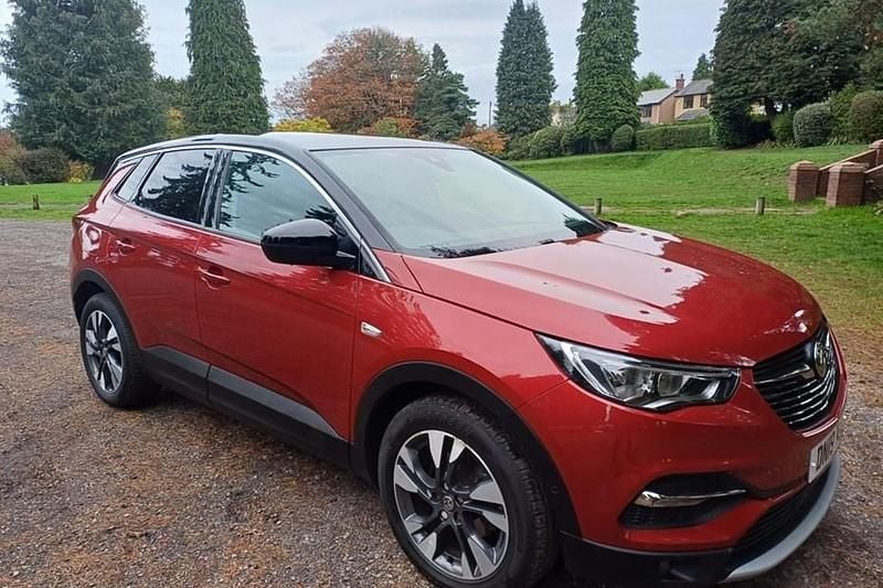 Used Vauxhall Grandland X Sport 130 HP (95 kW) 2019 Red SUV