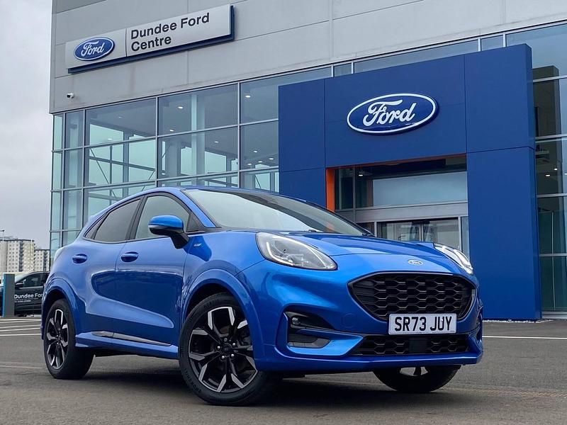 Used Ford Puma ST-Line X 125 HP (91 kW) 2023 Desert island blue SUV