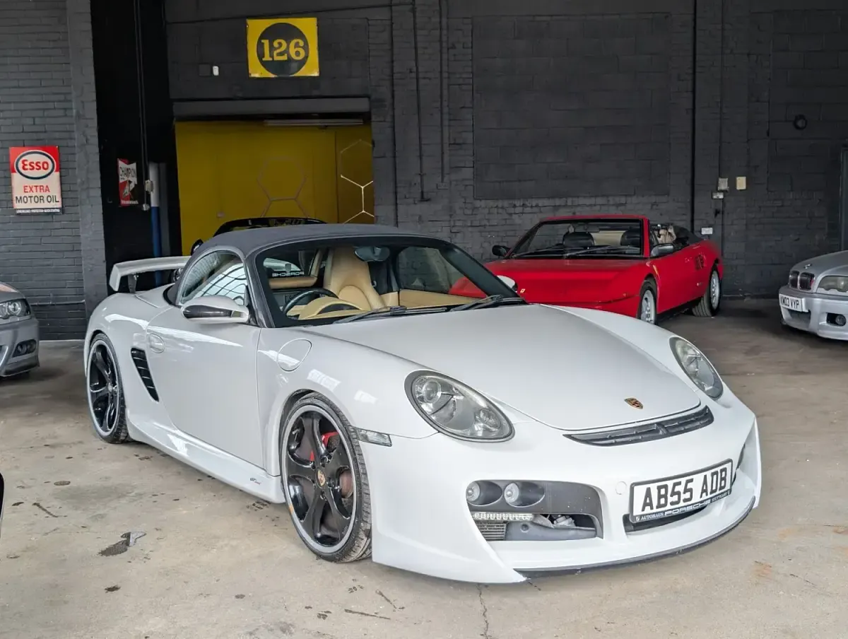 Used Porsche Boxster Sport 240 HP (176 kW) 2005 White Cabriolet