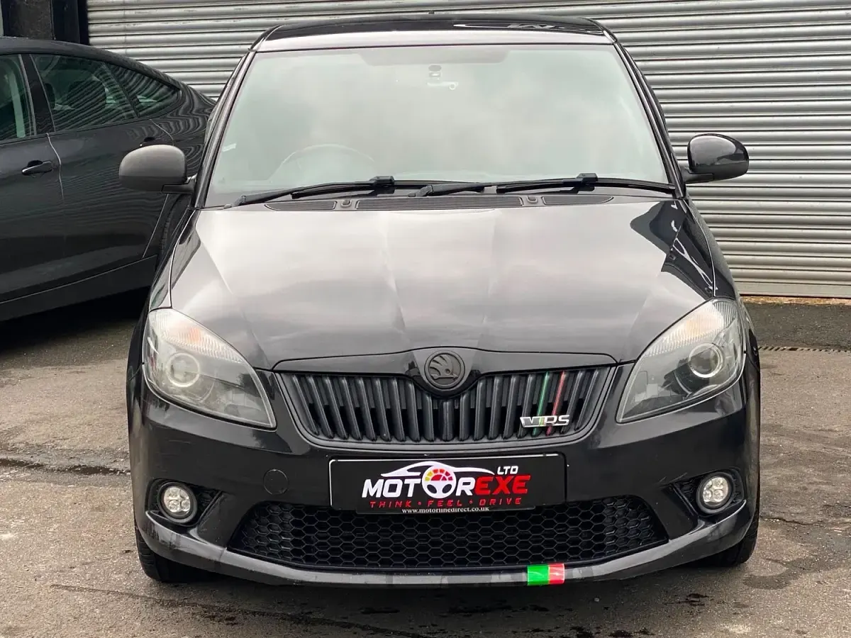 Used Skoda Fabia vRS 180 HP (132 kW) 2014 Black Hatchback