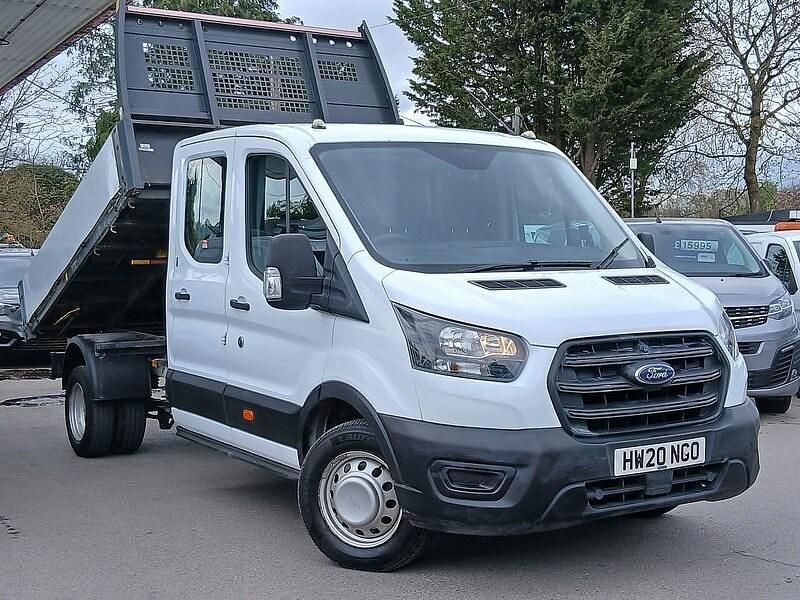 Used Ford Transit 130 HP (95 kW) 2020 White Cabriolet