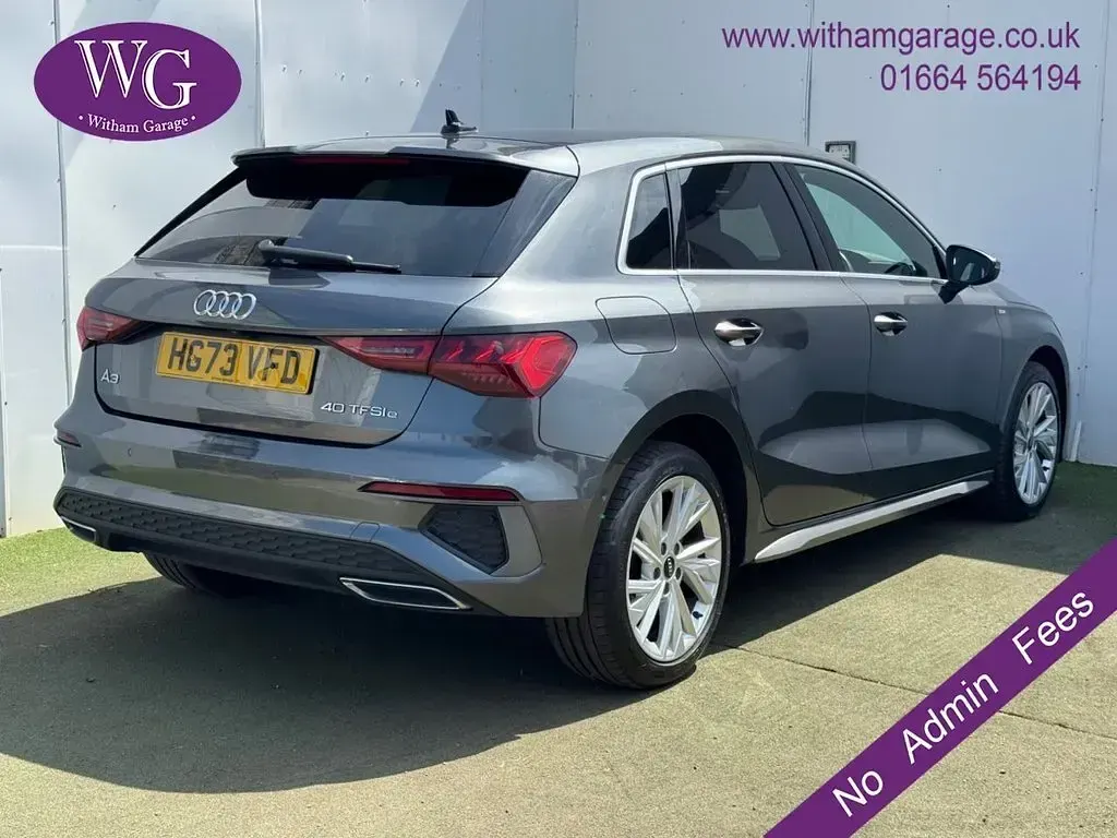 Used Audi A3 Sportback S-Line 204 HP (150 kW) 2023 Grey Hatchback