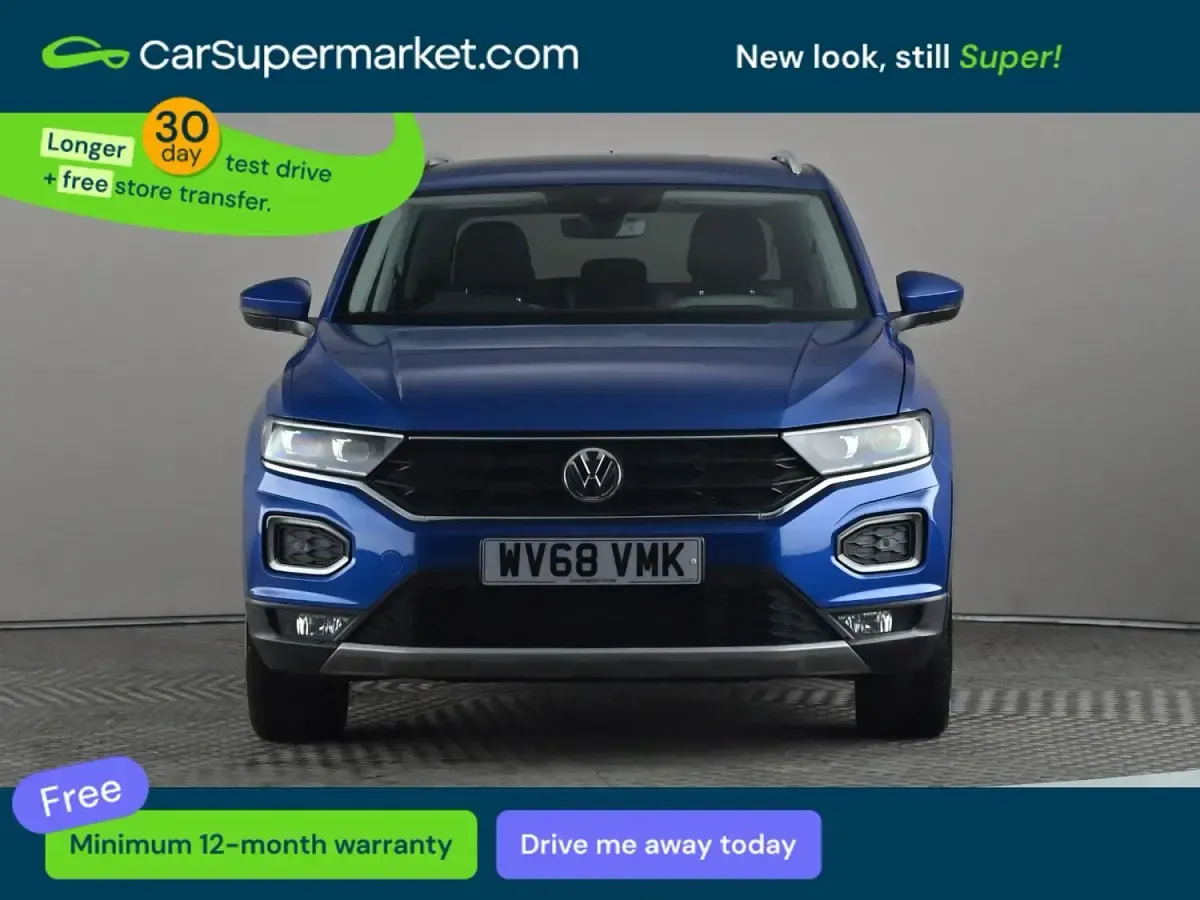 Begagnad VW T-Roc SEL 2018 Blå SUV