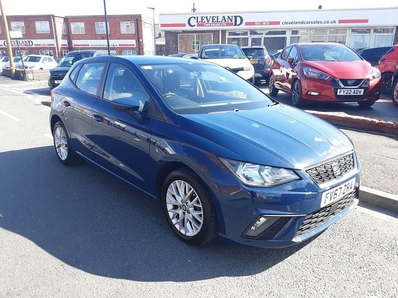 Blue Used 2018 Seat Ibiza SE Technology Hatchback | £8,950 (Fair price) - Image 1/4