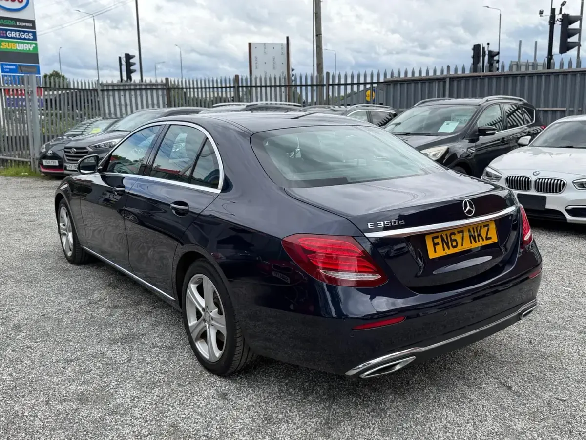 Used Mercedes E350 SE 2017 Blue Sedan