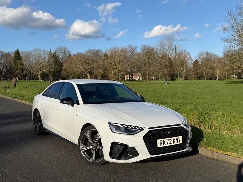 Used Audi A4 Black Edition 2022 White Sedan