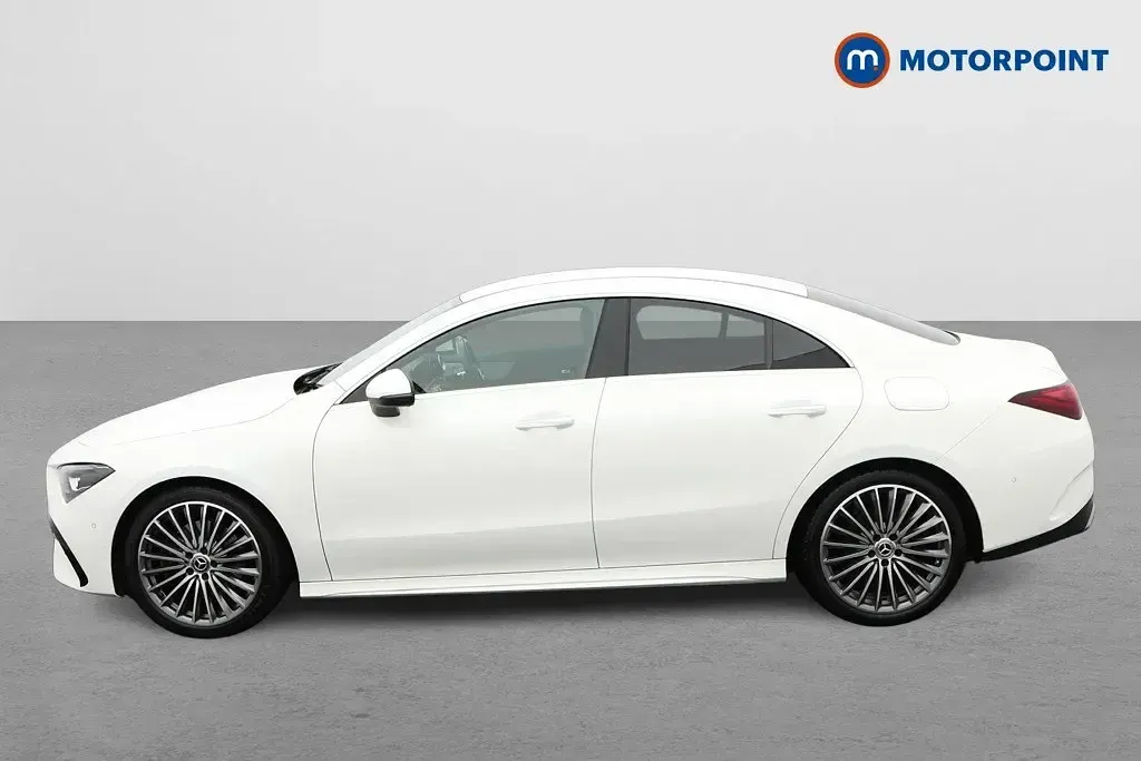 Used Mercedes CLA200 AMG Line Premium 163 HP (119 kW) 2025 White Coupe