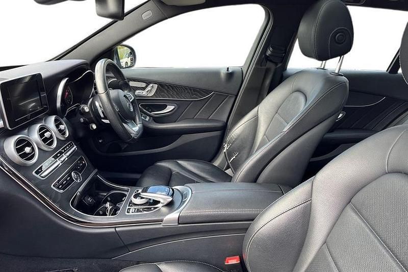 Used Mercedes C220 AMG Line Premium 170 HP (125 kW) 2016 Tenorite grey Estate