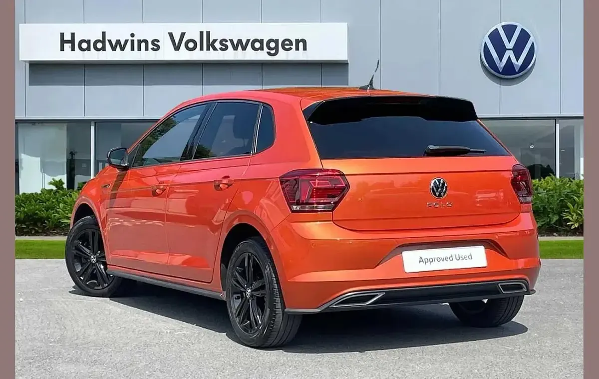 Used VW Polo R-line 110 HP (80 kW) 2021 Orange Hatchback