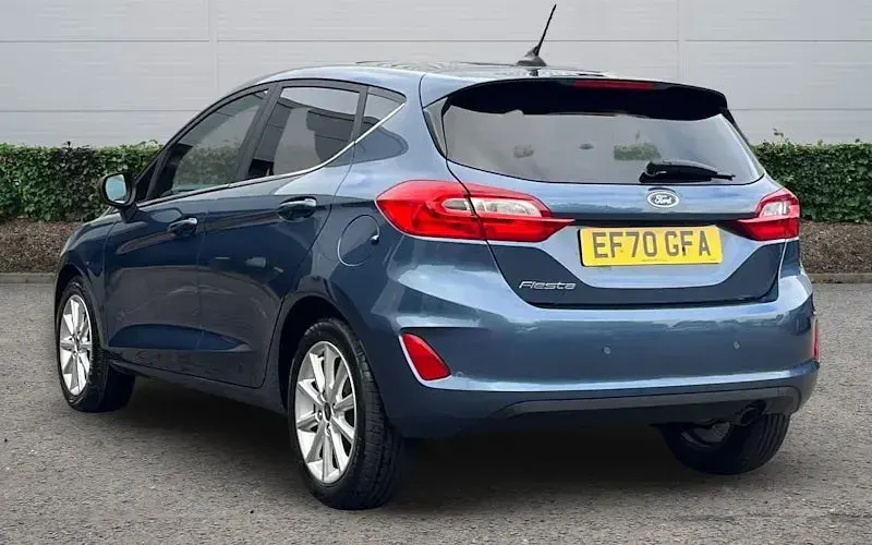 Used Ford Fiesta Titanium 95 HP (69 kW) 2021 Blue Hatchback